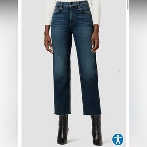 Hudson Remi High Rise Straight Ankle Jean Dark Wash